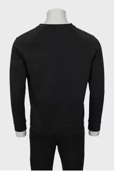 Men's black sweatshirt