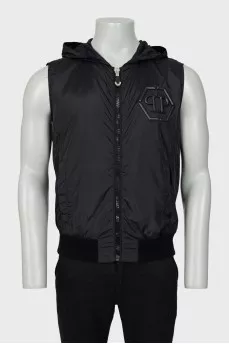 Men's vest with brand logo