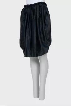 Combined skirt with drapery