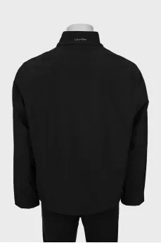 Men's black jacket with zipper
