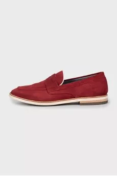 Men's suede loafers