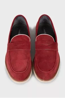 Men's suede loafers