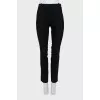 Tapered trousers with arrows