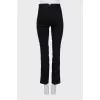 Tapered trousers with arrows