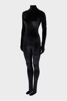 Black one-piece jumpsuit