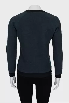 Straight-fit sweatshirt with print