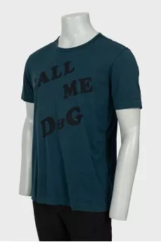 Men's T-shirt with text print