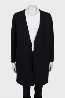 Wool cardigan with pockets