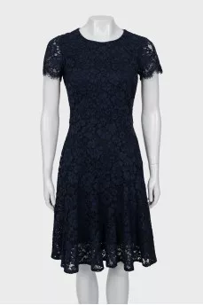 Short sleeve lace dress