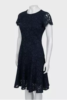 Short sleeve lace dress