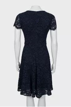Short sleeve lace dress