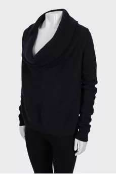 Wool crew neck sweater