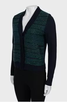 Wool cardigan with buttons