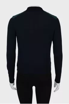 Wool cardigan with buttons