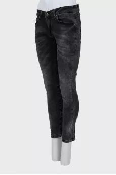 Gray skinny jeans