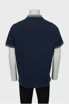 Men's polo with embroidered logo