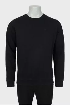 Men's black sweatshirt