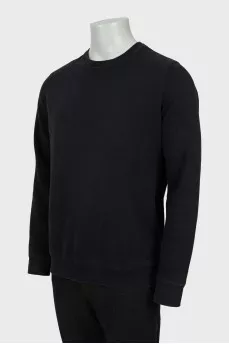 Men's black sweatshirt