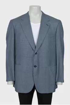 Men's jacket in fine print