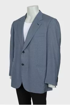 Men's jacket in fine print