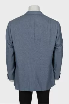 Men's jacket in fine print