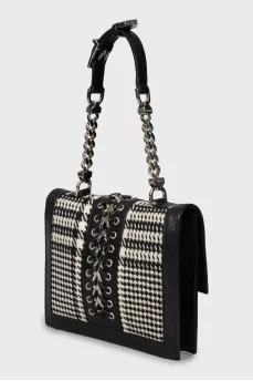 Mini bag black and white