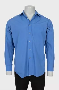 Men's blue dress shirt