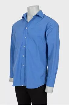 Men's blue dress shirt