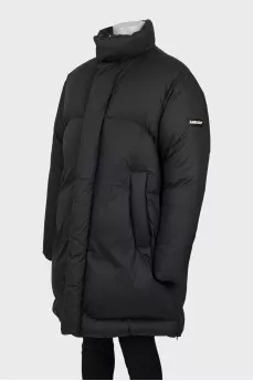 Men's oversized down jacket with tag