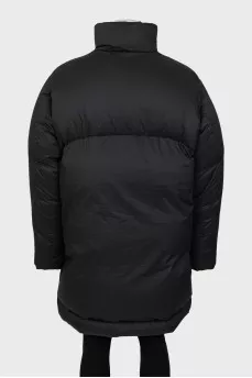 Men's oversized down jacket with tag