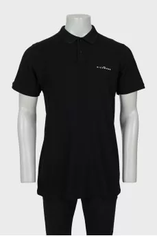 Men's black polo
