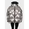 Silver oversized jacket