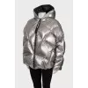 Silver oversized jacket