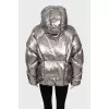 Silver oversized jacket