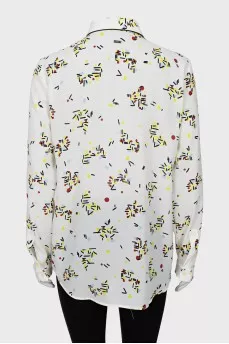 Translucent printed shirt