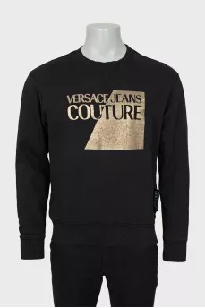 Men's sweatshirt with gold print