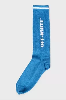 High socks with lurex