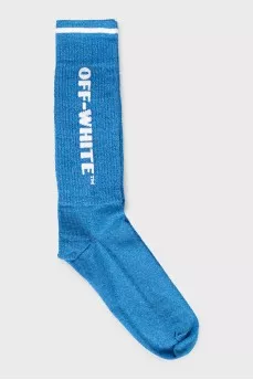 High socks with lurex