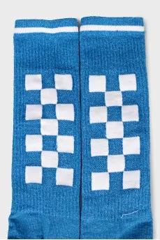 High socks with lurex