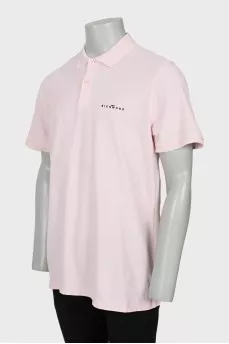 Men's pink polo shirt
