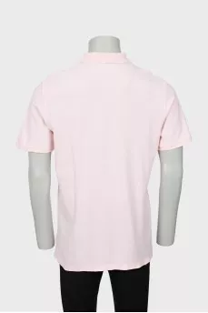 Men's pink polo shirt
