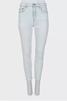 Light blue skinny jeans
