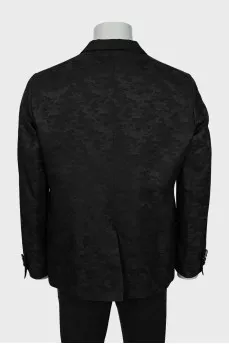 Men's jacket with military print