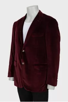 Men's velor jacket