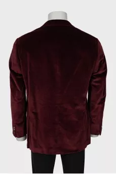 Men's velor jacket