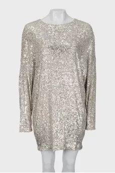 Slim sequin dress