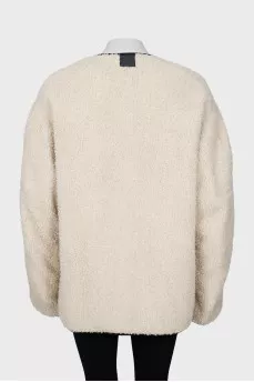 Reversible oversized jacket