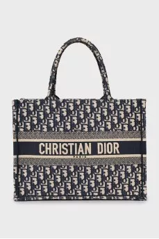 Tote bag with signature print