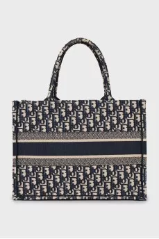 Tote bag with signature print
