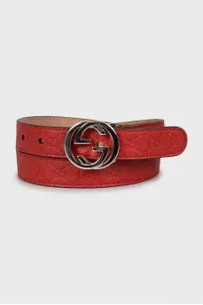 Embossed belt